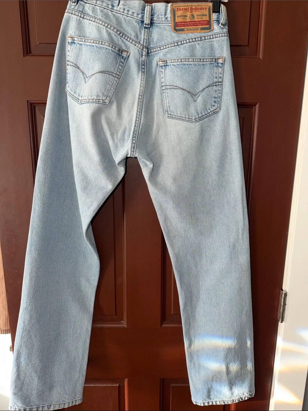 Diesel Light Blue Relaxed Fit Men’s Jeans